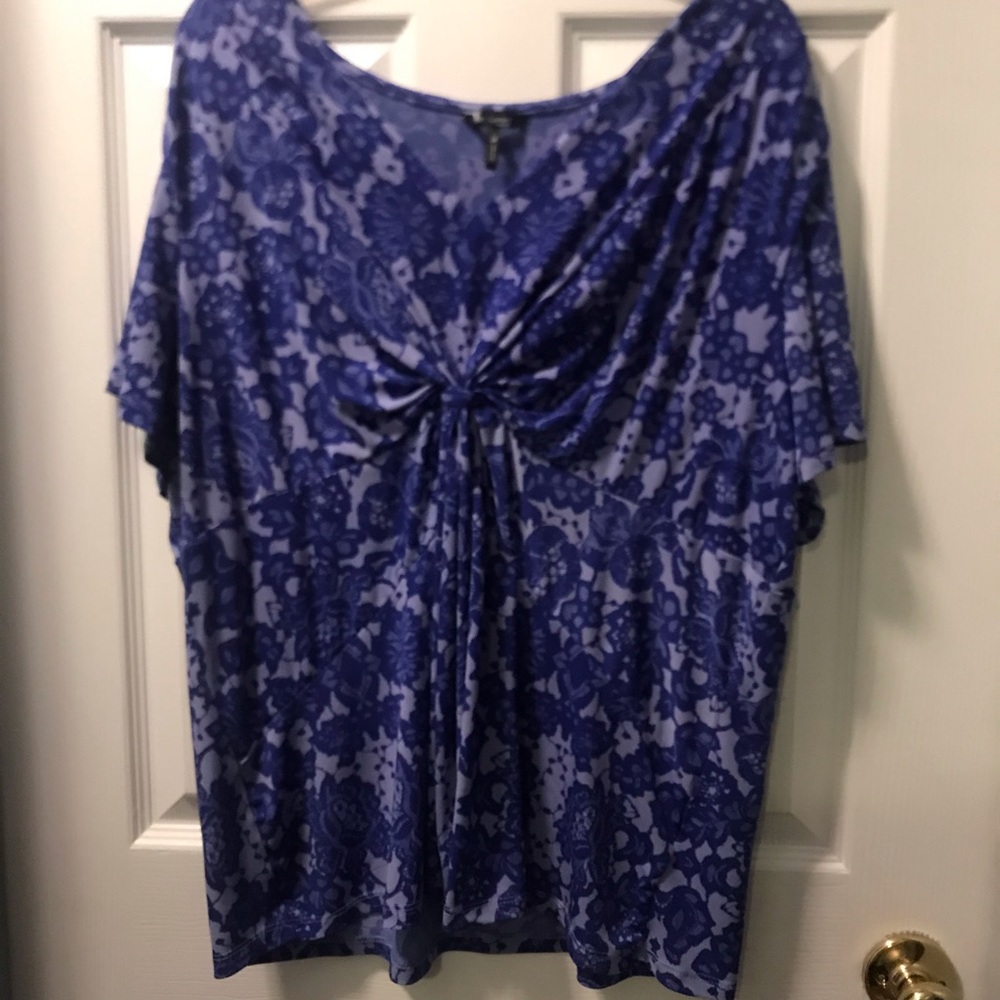 Daisy Fuentes empire waist blouse sz 2x